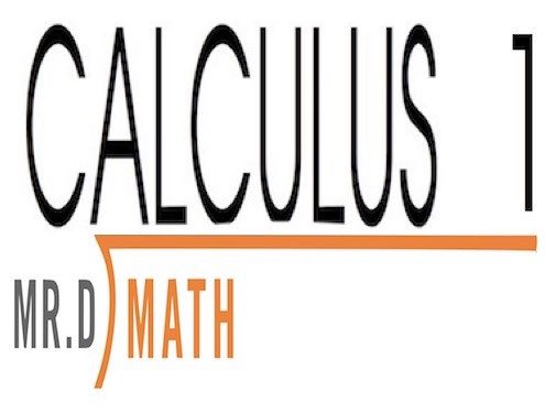 Mr. D Math Calculus I - Self-Paced