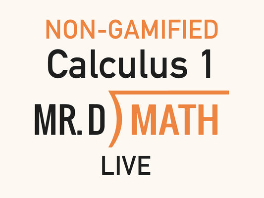Non-Gamified ~ Live Calculus