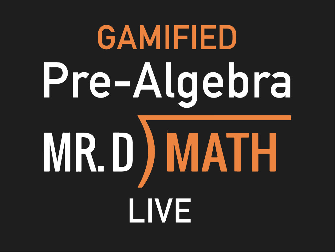 1-Semester - Gamified ~ Live Pre-Algebra